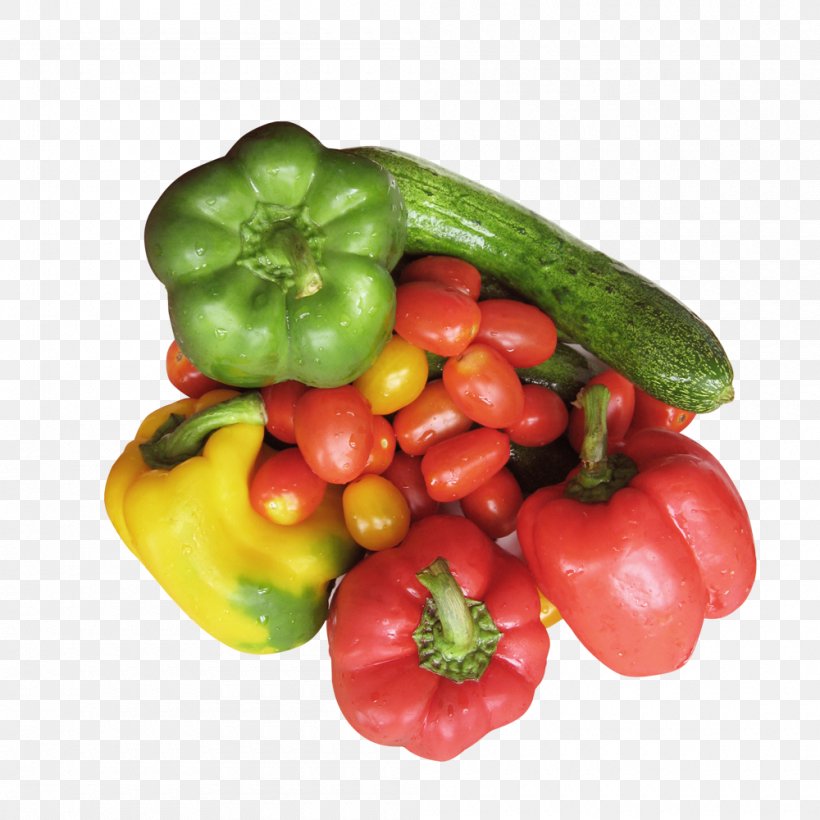 Cherry Tomato Food Vegetable Bell Pepper Fruit, PNG, 1000x1000px, Cherry Tomato, Auglis, Bean, Bell Pepper, Bell Peppers And Chili Peppers Download Free