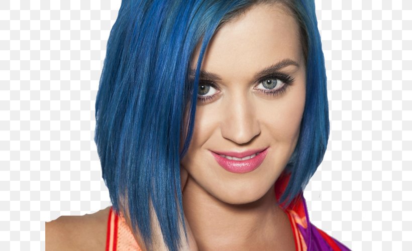 Katy Perry Bob Cut Blue Hair Tracksuit Fashion, PNG, 640x500px, Watercolor, Cartoon, Flower, Frame, Heart Download Free