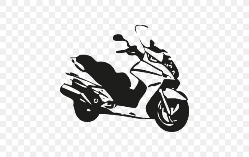 Honda Silver Wing Car Scooter Motorcycle, PNG, 518x518px, Honda, Antilock Braking System, Automotive Design, Black And White, Car Download Free