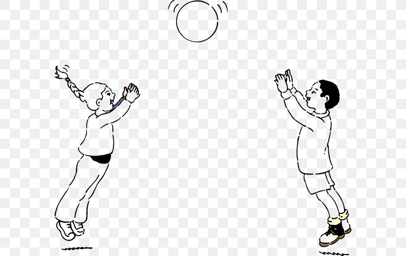 catch the ball clipart for kids