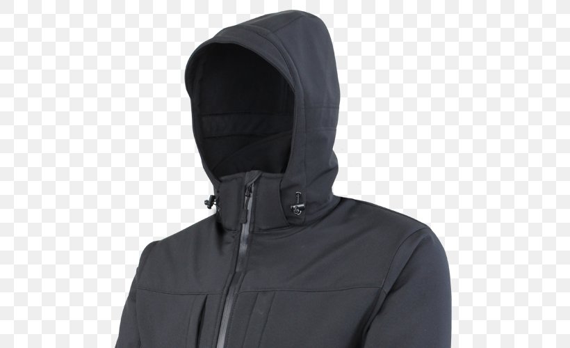 Hoodie Product Design Jacket Neck, PNG, 500x500px, Hoodie, Black, Black M, Hood, Jacket Download Free