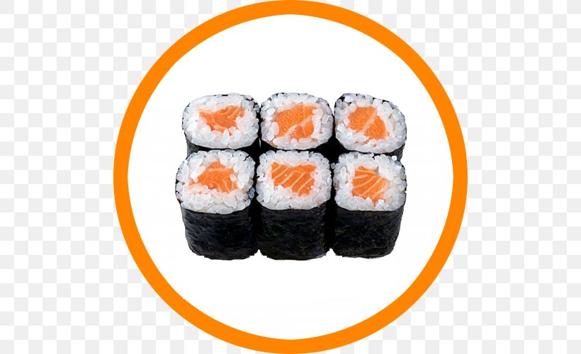Makizushi Sushi Japanese Cuisine California Roll Sashimi, PNG, 500x500px, Makizushi, Asian Food, Avocado, California Roll, Cuisine Download Free