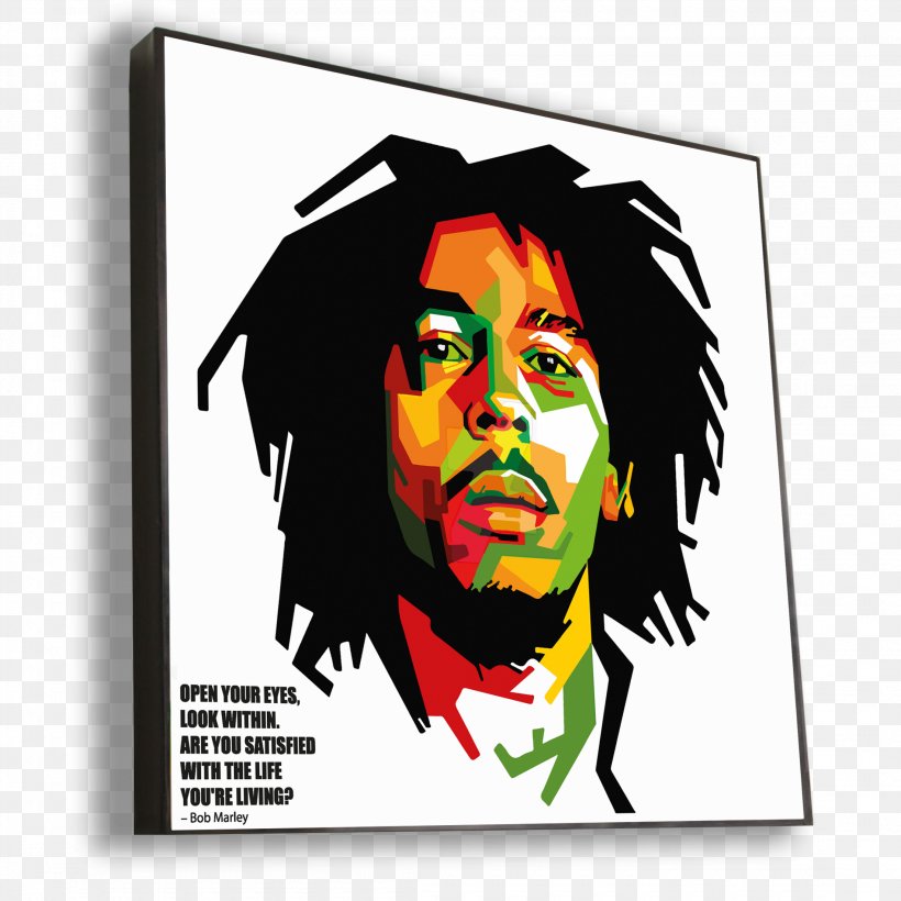 Bob Marley Painting Pop Art Drawing, PNG, 2200x2200px, Watercolor, Cartoon, Flower, Frame, Heart Download Free