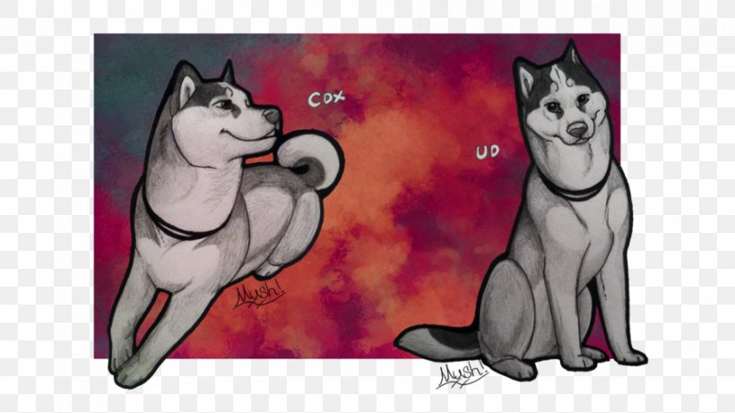 Siberian Husky Dog Breed Drawing DeviantArt, PNG, 900x506px, Siberian Husky, Art, Carnivoran, Cartoon, Cat Like Mammal Download Free