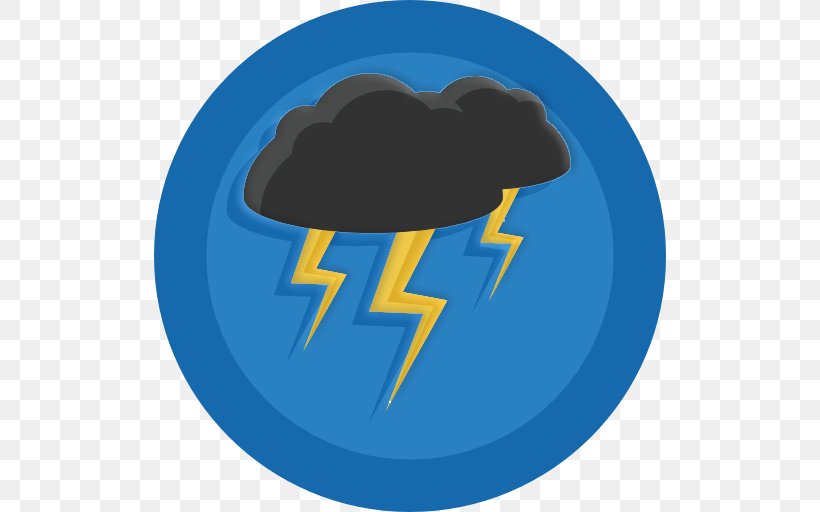 Thunderstorm Lightning Cloud Rain Weather, PNG, 512x512px, Thunderstorm, Blue, Cloud, Electric Blue, Lightning Download Free