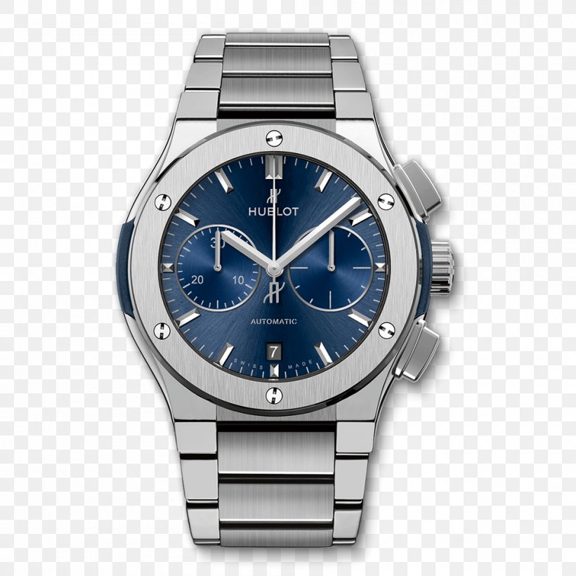 Hublot Classic Fusion Chronograph Automatic Watch, PNG, 1000x1000px, Hublot Classic Fusion, Automatic Watch, Bracelet, Brand, Chronograph Download Free