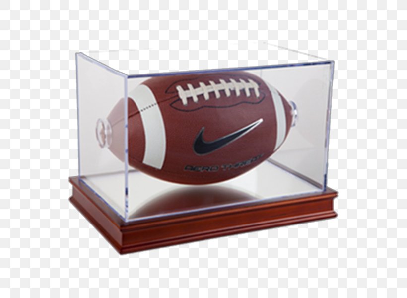 American Football Protective Gear Display Case Poly Glass, PNG, 600x600px, American Football Protective Gear, Ball, Baseball Equipment, Box, Cabinetry Download Free