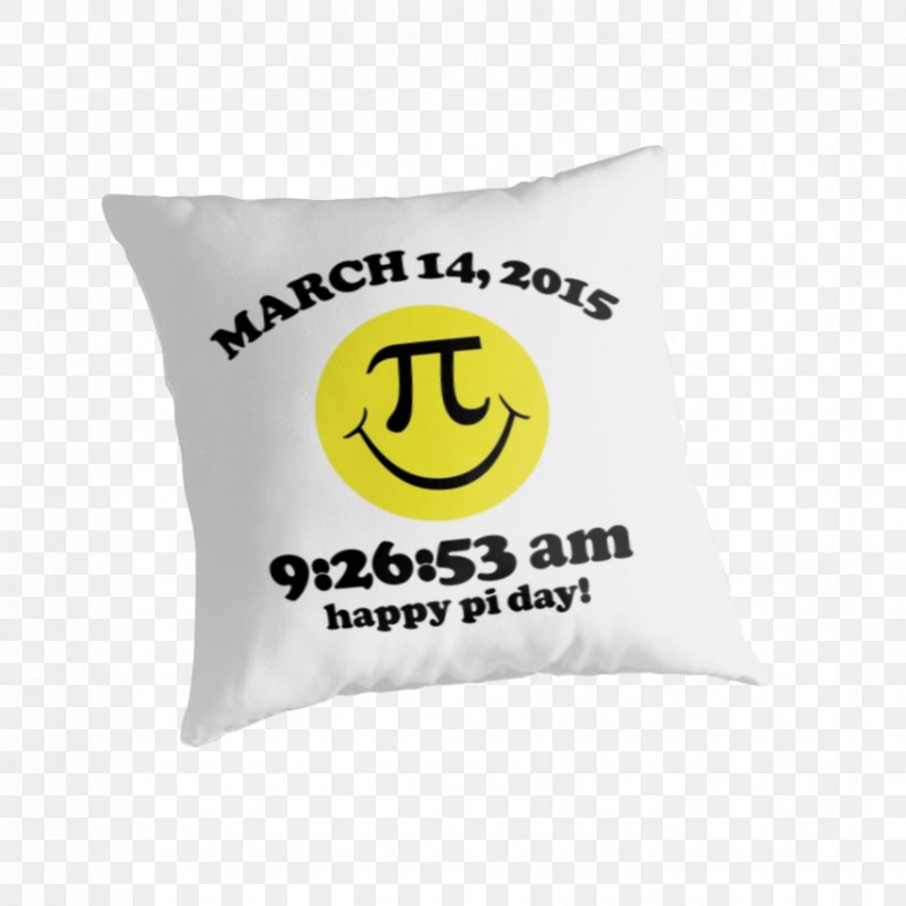 Smiley Cushion Pillow Pi Day Textile, PNG, 875x875px, Smiley, Cushion, Face, Happiness, Material Download Free