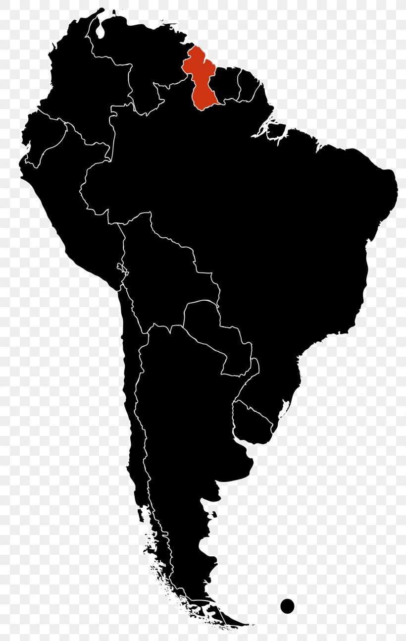Latin America The Guianas Southern Cone Region Geography, PNG, 1200x1895px, Latin America, Americas, Black, Black And White, Country Download Free