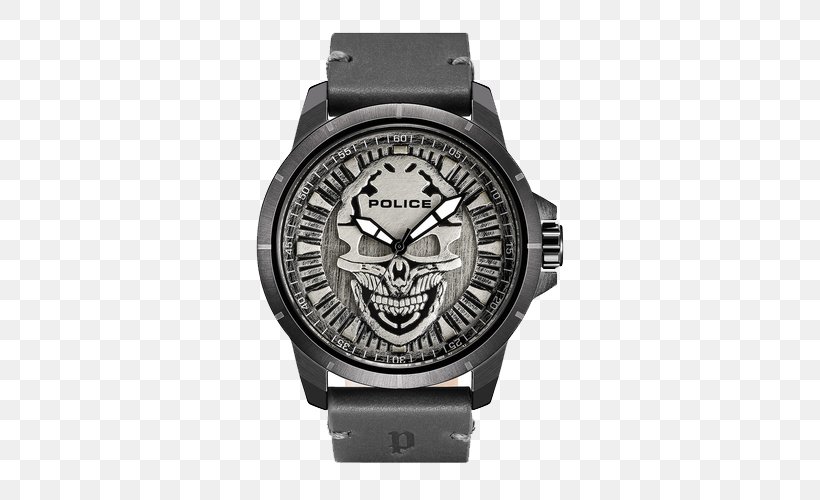 Watch Strap Police Quartz Clock Brand, PNG, 500x500px, Watch, Brand, Casio, Clock, Daniel Wellington Download Free