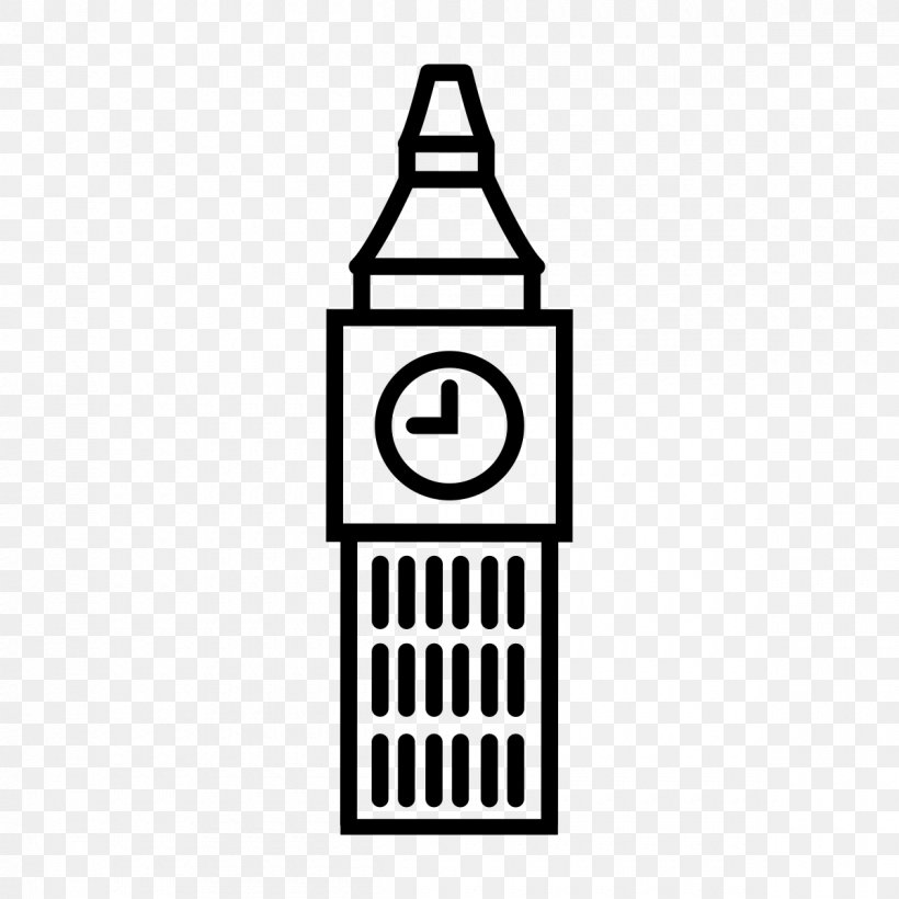 Big Ben Clock Tower, PNG, 1200x1200px, Big Ben, Area, Black And White, Brand, Building Download Free
