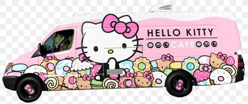Car Motor Vehicle Hello Kitty Automotive Design, PNG, 1600x678px, Car, Automotive Design, Brand, Cartoon, Compact Car Download Free