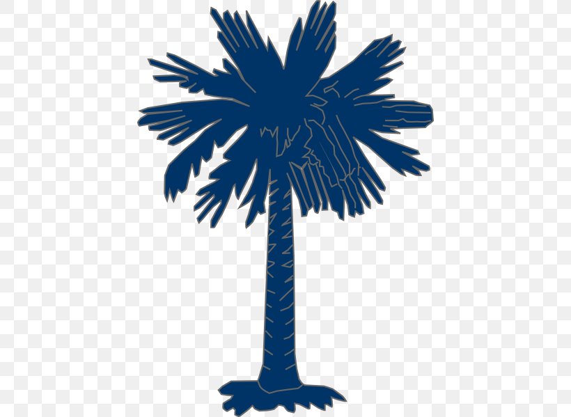 Flag Of South Carolina Sabal Palm Arecaceae Clip Art, PNG, 426x599px, South Carolina, Arecaceae, Beak, Black And White, Blue Download Free