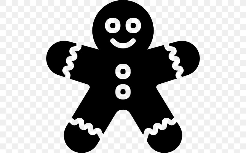 Gingerbread Man, PNG, 512x512px, Gingerbread Man, Autocad Dxf, Biscuits, Black And White, Christmas Cookie Download Free