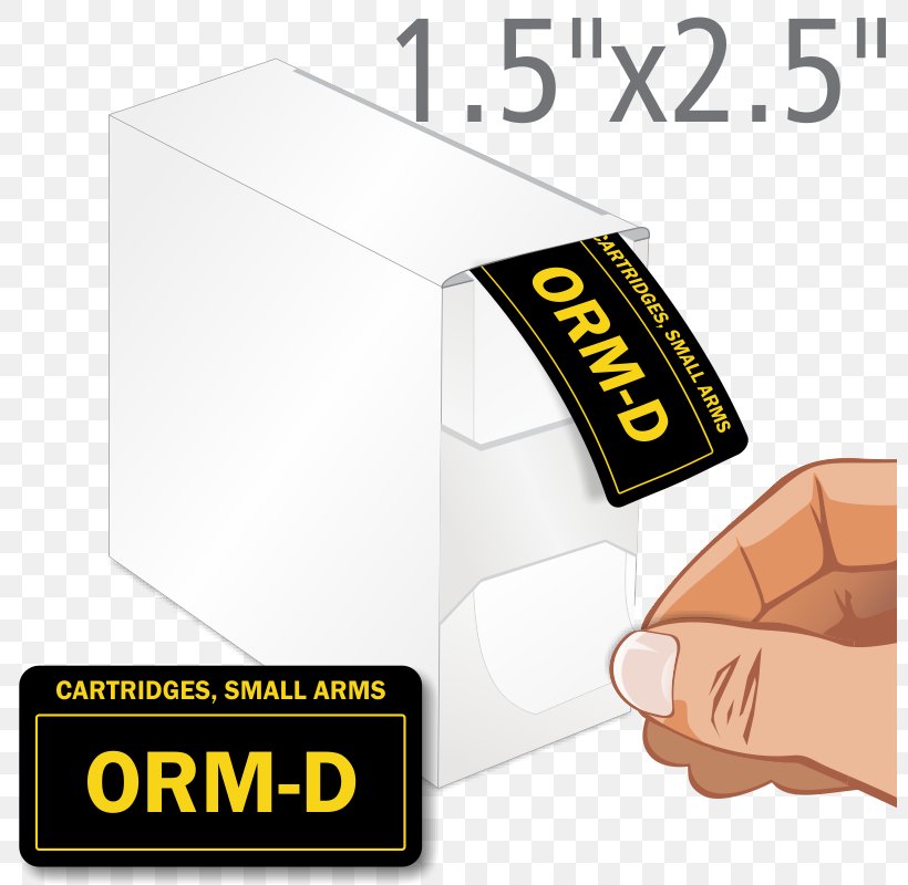 ORM-D Paper Label Dispenser Sticker, PNG, 800x800px, Ormd, Brand, Fedex, Fedex Ground, Label Download Free