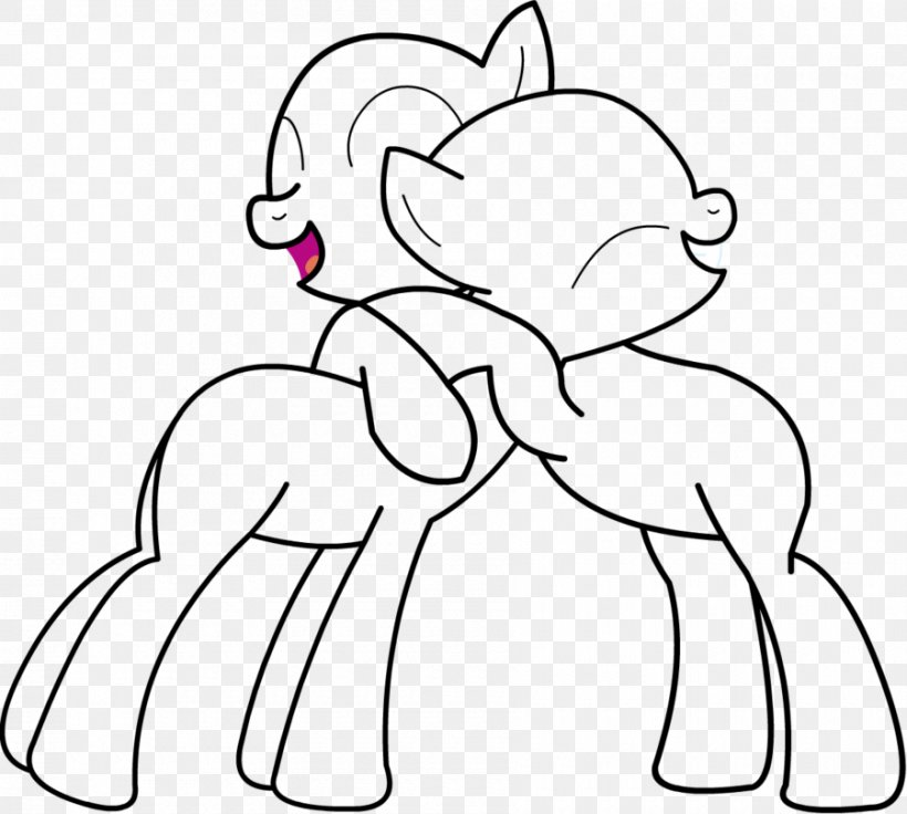 Pony Hug Drawing Clip Art, PNG, 900x808px, Watercolor, Cartoon, Flower, Frame, Heart Download Free