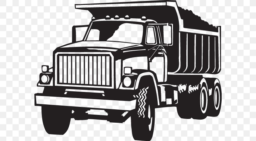 Clip Art Openclipart Dump Truck Vehicle, PNG, 600x454px, Dump Truck, Automotive Design, Black And White, Blog, Brand Download Free