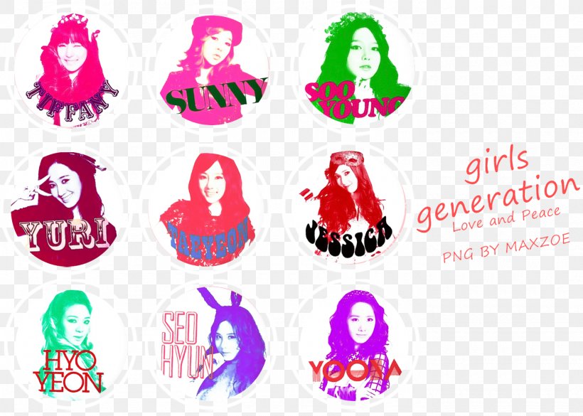 Girls' Generation Logo Love & Peace Graphic Design, PNG, 1400x1000px, Watercolor, Cartoon, Flower, Frame, Heart Download Free