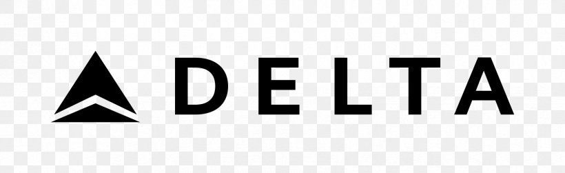 Logo Brand Font, PNG, 1672x512px, Logo, Area, Black And White, Brand, Delta Air Lines Download Free