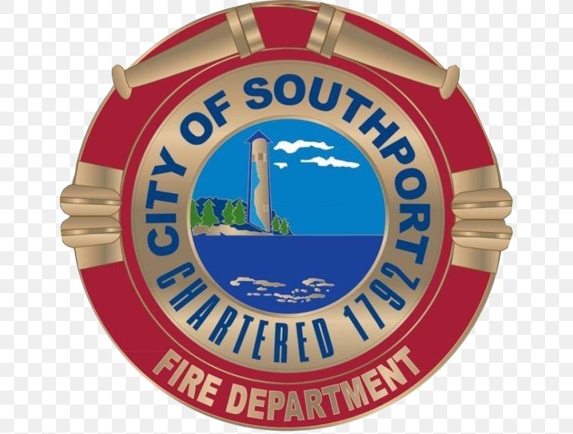 Southport Fire Department Firefighter Fire Station Emergency, PNG, 650x622px, Fire Department, Badge, Emblem, Emergency, Emergency Medical Services Download Free