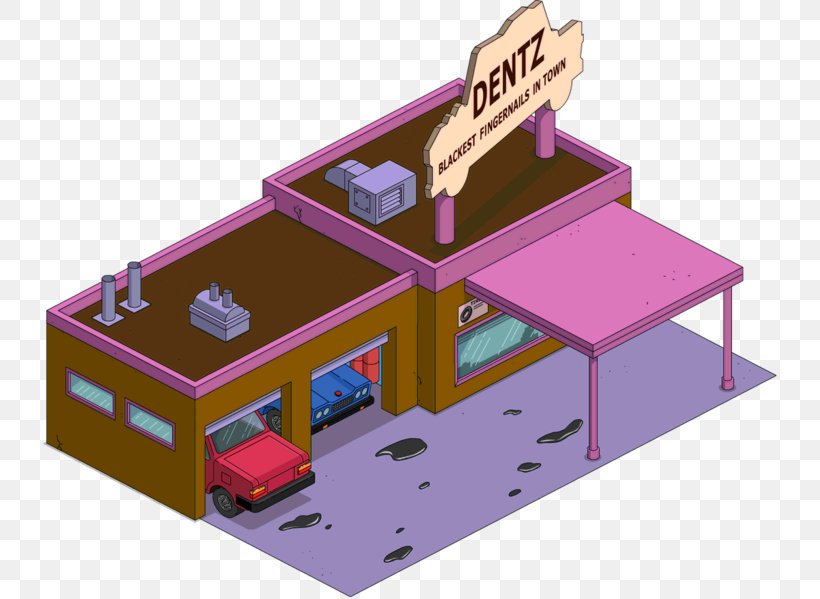 The Simpsons: Tapped Out Dr. Nick Homer Simpson The Simpsons House Game, PNG, 735x599px, Simpsons Tapped Out, Building, Car, Dr Nick, Game Download Free