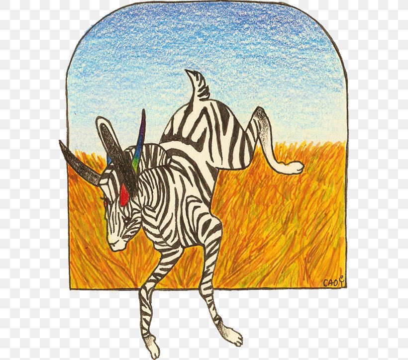 Cattle Illustration Cartoon Zebra, PNG, 583x724px, Cattle, Animated Cartoon, Art, Big Cat, Big Cats Download Free