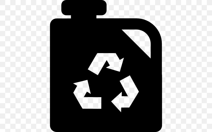 Recycling Bin Recycling Symbol, PNG, 512x512px, Recycling, Black, Black And White, Iga, Logo Download Free