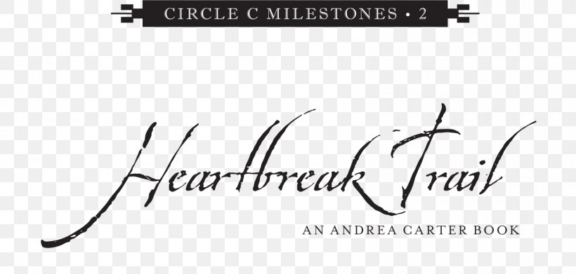 Heartbreak Trail: An Andrea Carter Book Logo Document White, PNG, 1600x764px, Logo, Area, Black, Black And White, Brand Download Free
