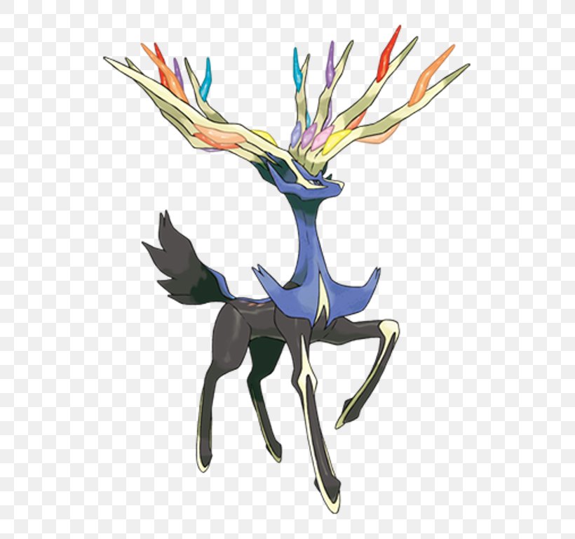 Pokémon X And Y Pokémon Ultra Sun And Ultra Moon Pokémon Sun And Moon Pokémon GO Xerneas, PNG, 768x768px, Pokemon Go, Antler, Deer, Dragonite, Fictional Character Download Free