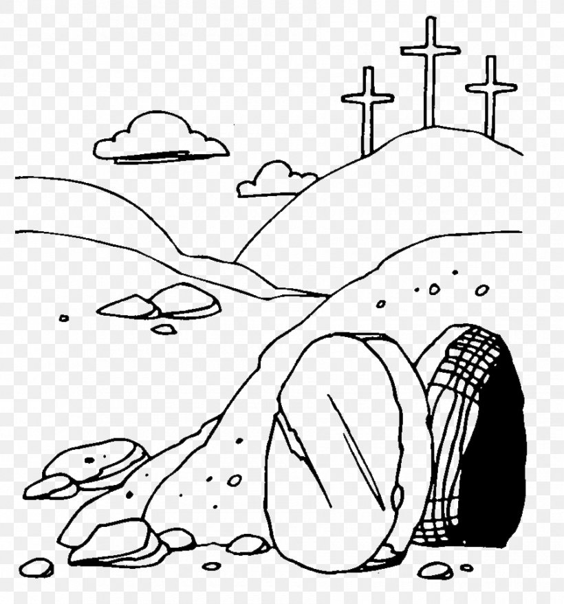 Resurrection Of Jesus Easter Empty Tomb Clip Art, PNG, 900x964px, Watercolor, Cartoon, Flower, Frame, Heart Download Free
