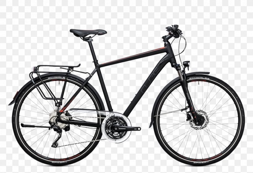 Touring Bicycle Cube Bikes Hybrid Bicycle City Bicycle, PNG, 1600x1100px, Bicycle, Bicycle Accessory, Bicycle Drivetrain Part, Bicycle Forks, Bicycle Frame Download Free