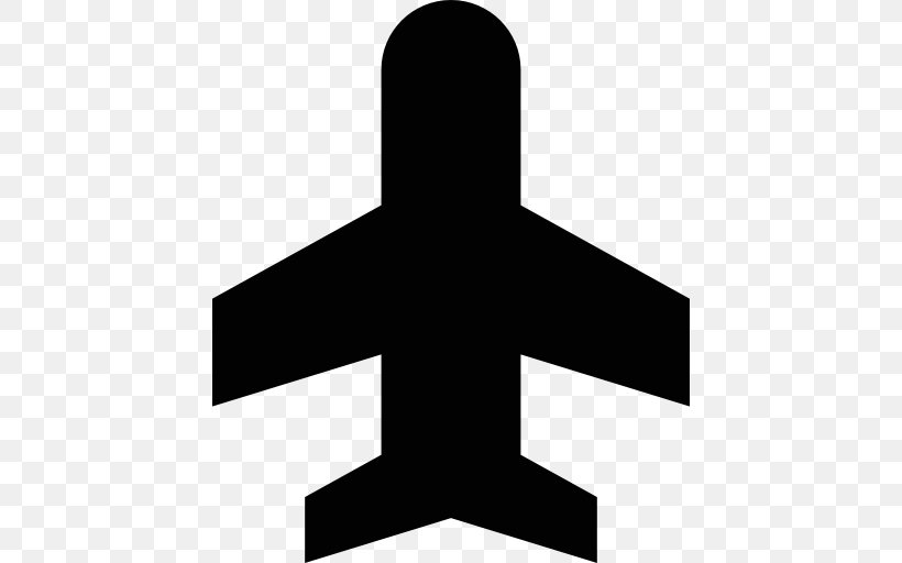 Airplane, PNG, 512x512px, Airplane, Black And White, Cross, Freeplane, Symbol Download Free