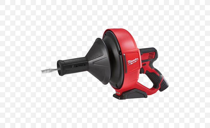 Drain Cleaners Plumber's Snake Milwaukee Electric Tool Corporation Plumbing, PNG, 500x500px, Drain Cleaners, Augers, Cleaning, Cordless, Diy Store Download Free