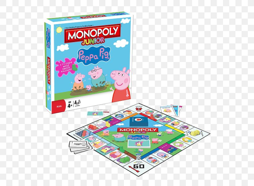 Monopoly Junior Jigsaw Puzzles Monopoly Deal George Pig, PNG, 607x600px, Monopoly, Board Game, Card Game, Cluedo, Game Download Free