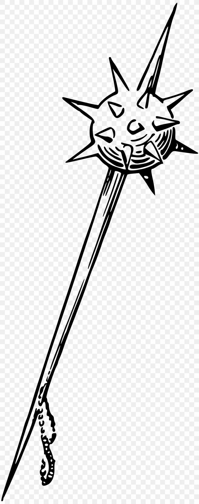 Sword Mace Club Weapon Clip Art, PNG, 946x2400px, Sword, Artwork, Axe, Battle Axe, Black Download Free