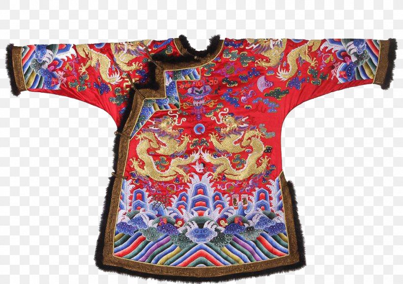 Qing Dynasty Robe T-shirt Dress Clothing, PNG, 976x690px, Qing Dynasty, Chinese Dragon, Clothing, Dragon Robe, Dress Download Free