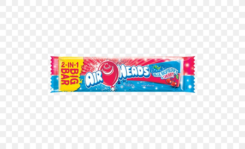 Taffy AirHeads Candy Blue Raspberry Flavor Cherry, PNG, 500x500px, Taffy, Airheads, Bar, Blue Raspberry Flavor, Bubble Gum Download Free