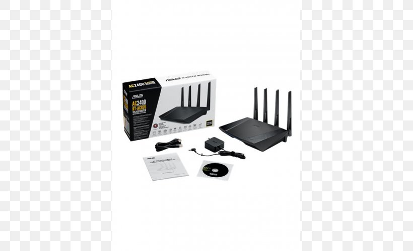 ASUS RT-AC87U Wireless Router Asus RT-AC87R, PNG, 500x500px, Asus Rtac87u, Asus, Asus Rtac68u, Asus Rtac86u, Asus Rtac87r Download Free