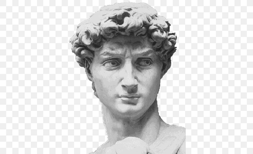 Michelangelo David Marble Sculpture Portrait Sculpture, PNG, 500x500px, Michelangelo, Ancient Greek Sculpture, Art, Artwork, Black And White Download Free
