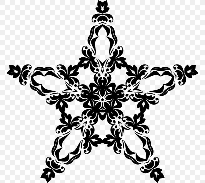 Black And White Visual Arts Ornament, PNG, 770x732px, Black And White, Art, Black, Cross, Decorative Arts Download Free