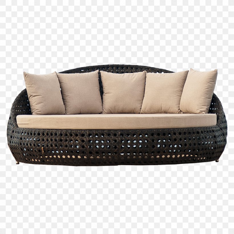 Daybed Couch Chaise Longue Rattan Furniture, PNG, 1000x1000px, Daybed, Bed, Chair, Chaise Longue, Couch Download Free