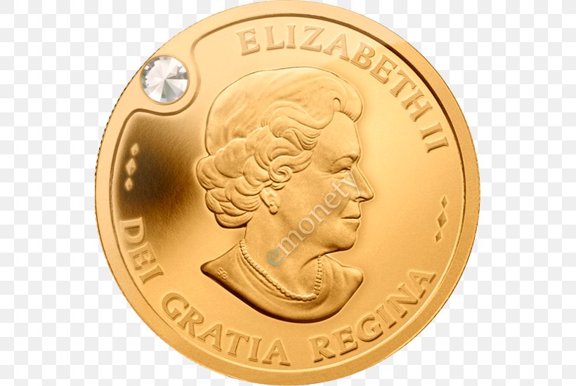 Gold Coin Gold Coin Diamond Jubilee Of Elizabeth II Canada, PNG, 550x550px, Coin, Bronze Medal, Canada, Canadian Gold Maple Leaf, Currency Download Free