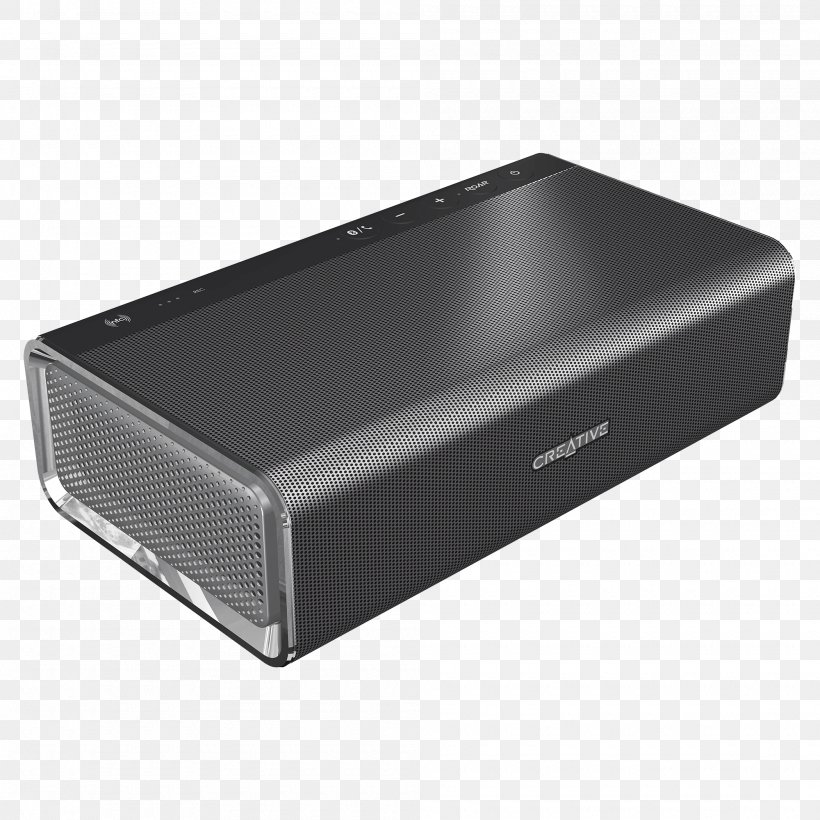 Loudspeaker Creative Technology Wireless Speaker Laptop Sound Cards & Audio Adapters, PNG, 2000x2000px, Loudspeaker, Audio, Computer Speakers, Creative Technology, Data Storage Device Download Free