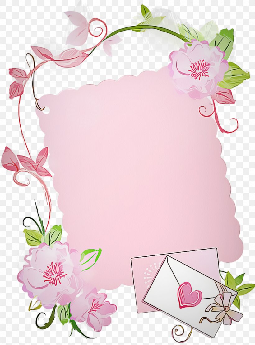 Pink Flower Frame, PNG, 1046x1411px, Floral Design, Blossom, Book, Flora, Flower Download Free
