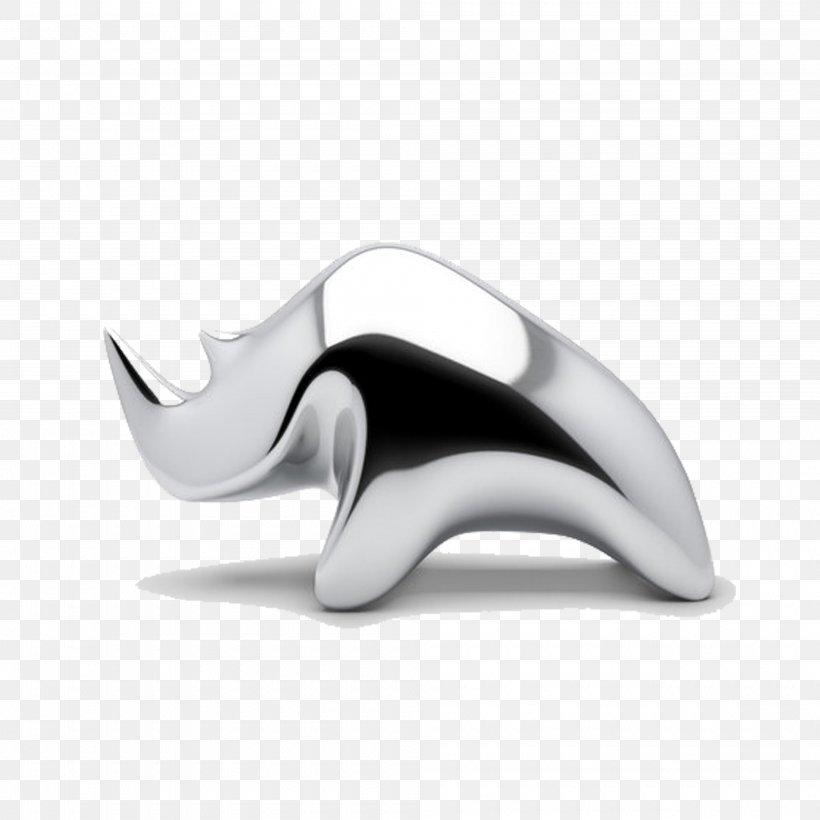 Rhinoceros Sculpture Minimalism Industrial Design, PNG, 4000x4000px, Rhinoceros, Art, Artist, Black And White, Creative Director Download Free