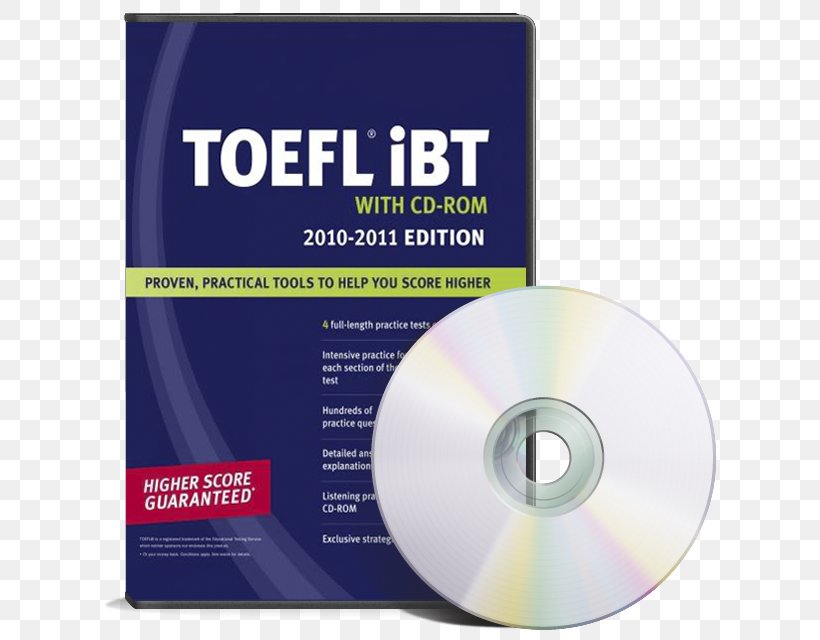 Test Of English As A Foreign Language (TOEFL) TOEFL IBT With CD-ROM Book The Official Guide To The TOEFL Test, PNG, 632x640px, Book, Blank Media, Brand, Cdrom, Compact Disc Download Free