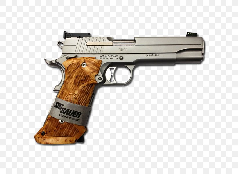 Trigger Firearm SIG Sauer 1911 .45 ACP, PNG, 600x600px, 38 Super, 45 Acp, Trigger, Air Gun, Airsoft Download Free