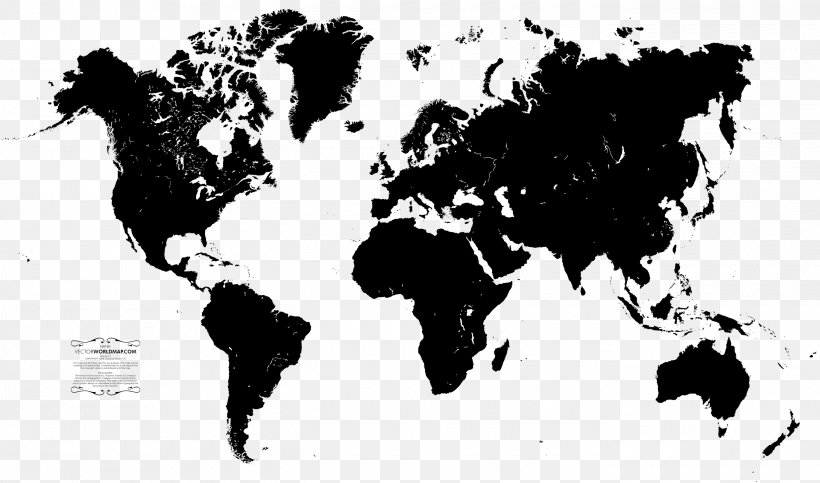 World Map Globe, PNG, 2740x1614px, World, Black And White, Brand, Continent, Globe Download Free