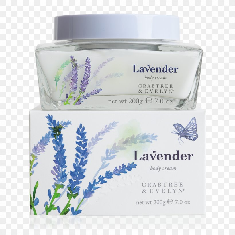 Cream English Lavender Crabtree & Evelyn Body Lotion, PNG, 1000x1000px, Cream, Bathing, Body Shop, Crabtree Evelyn, Crabtree Evelyn Body Lotion Download Free