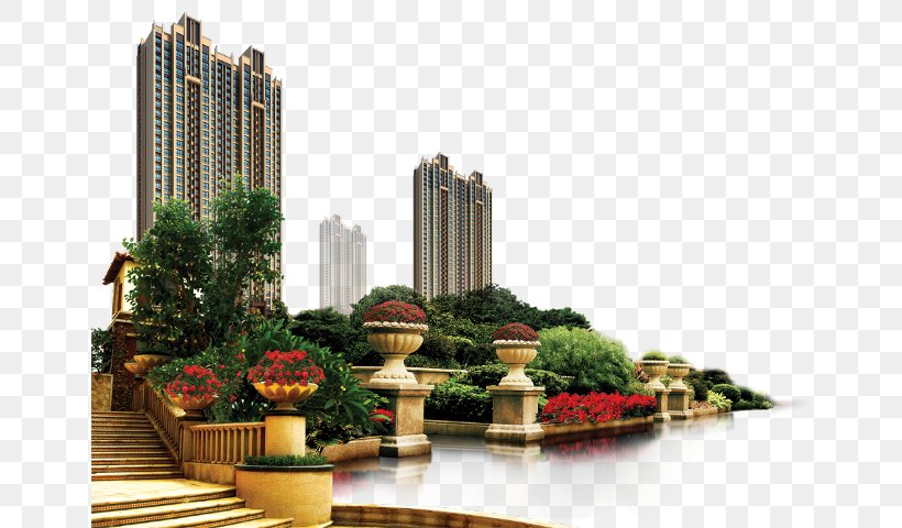 Real Estate Background, PNG, 654x480px, Villa, Architecture, Botanical Garden, Building, City Download Free